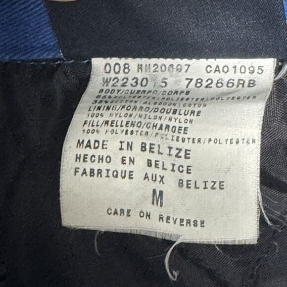 Vintage Dickies Jacket Mens M Blue Black Eisenhower Quilted Bomber Workwear 90s - Picture 11 of 13